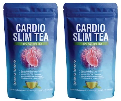 Cardio Slim Tea 2 pouches 2 month supply sample package