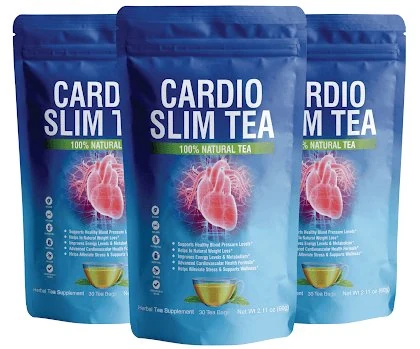 Cardio Slim Tea 3 pack 90 day supply natural herbal cardiovascular weight loss tea