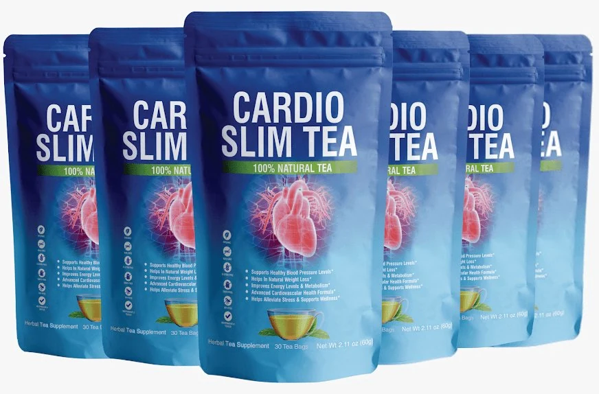 Cardio Slim Tea official 6 pack 180 day supply natural herbal tea cardiovascular weight loss